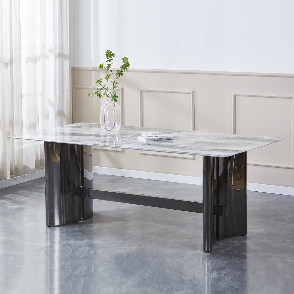 Luxe Stone Dining Table