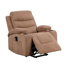 Serenity Brown Power Lift Chair with Massage & Heat