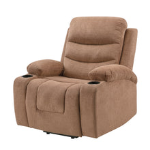 Serenity Brown Power Lift Chair with Massage & Heat