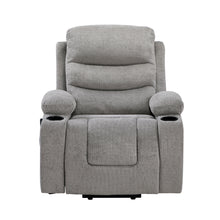 Serenity Gray Power Lift Chair with Massage & Heat