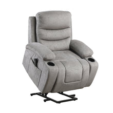 Serenity Gray Power Lift Chair with Massage & Heat