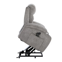 Serenity Gray Power Lift Chair with Massage & Heat