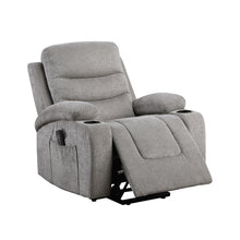 Serenity Gray Power Lift Chair with Massage & Heat