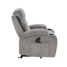 Serenity Gray Power Lift Chair with Massage & Heat