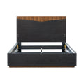 Kayner Platform Bed in Charcoal