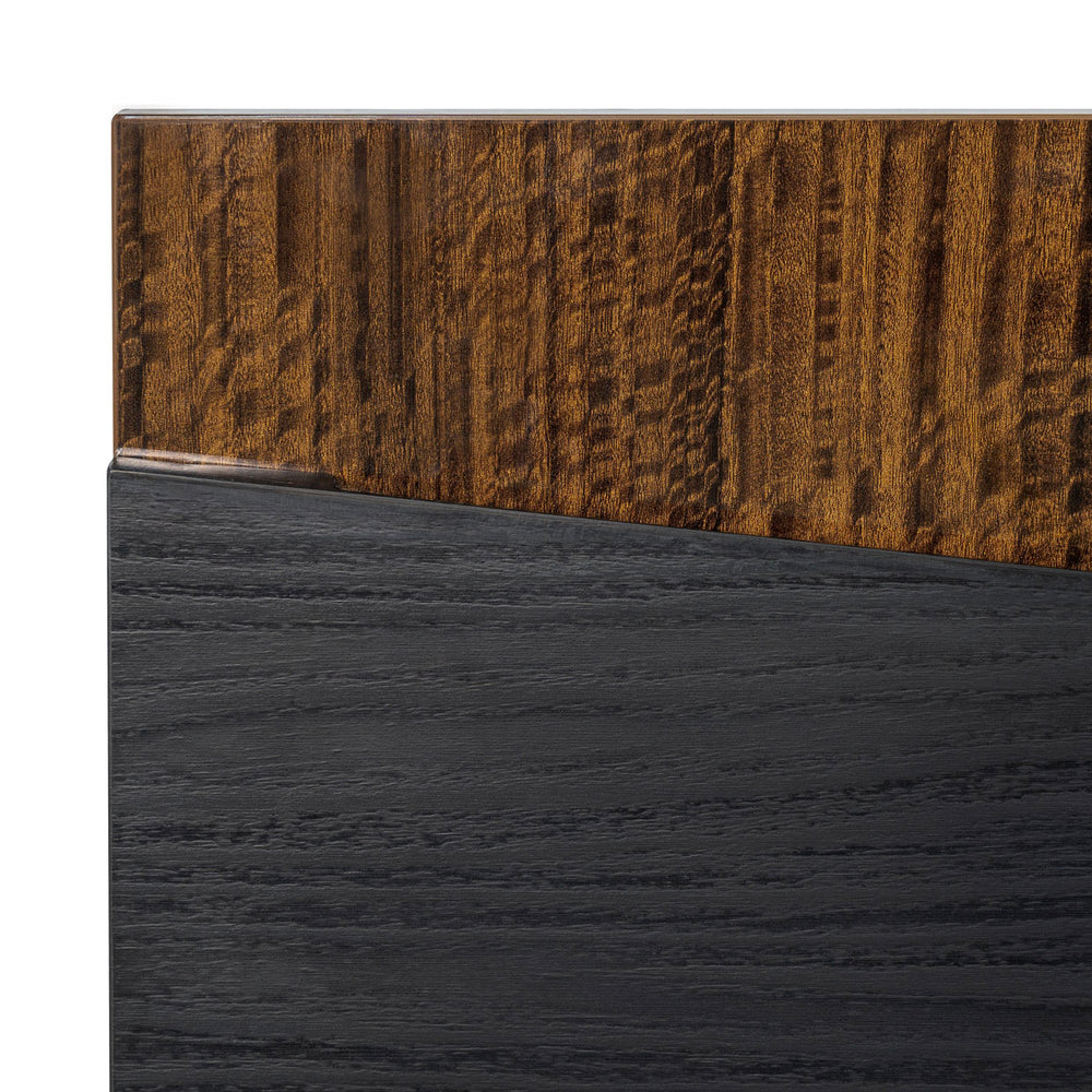 Kayner Platform Bed in Charcoal
