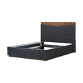 Kayner Platform Bed in Charcoal