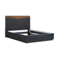 Kayner Platform Bed in Charcoal