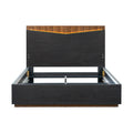 Kayner Platform Bed in Charcoal