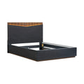 Kayner Platform Bed in Charcoal