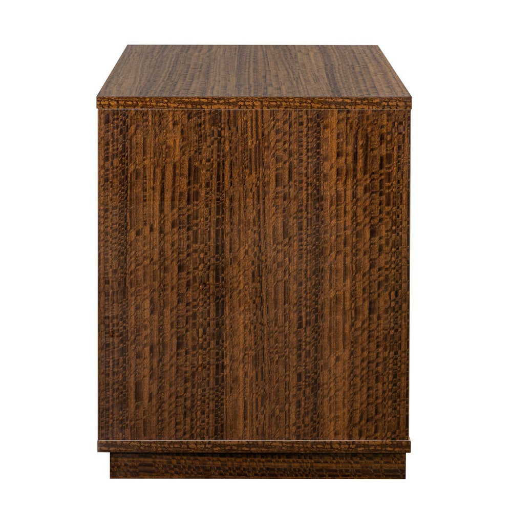 Kayner 2-Drawer Nightstand in Charcoal