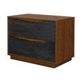 Kayner 2-Drawer Nightstand in Charcoal