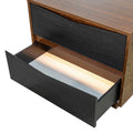 Kayner 2-Drawer Nightstand in Charcoal
