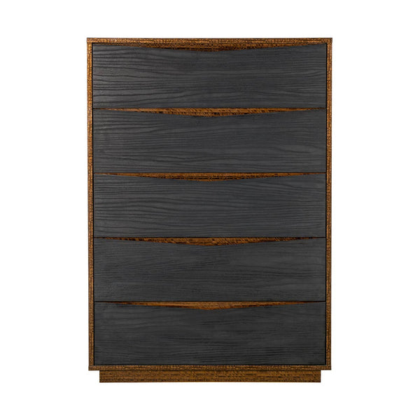 Kayner 5-Drawer Chest in Charcoal alternate view
