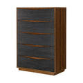 Kayner 5-Drawer Chest in Charcoal