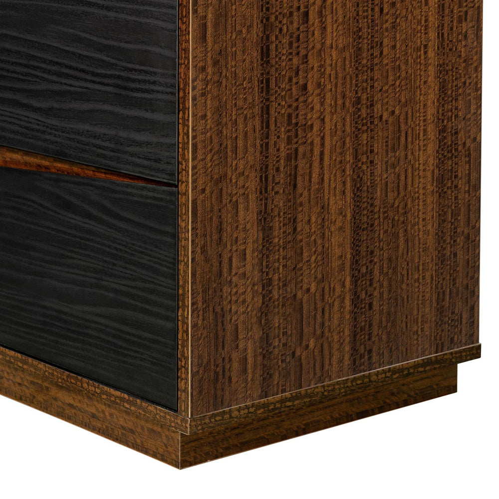 Kayner 5-Drawer Chest in Charcoal