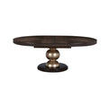 West Kensington Oval Dining Table in Medium Espresso