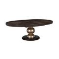West Kensington Oval Dining Table in Medium Espresso