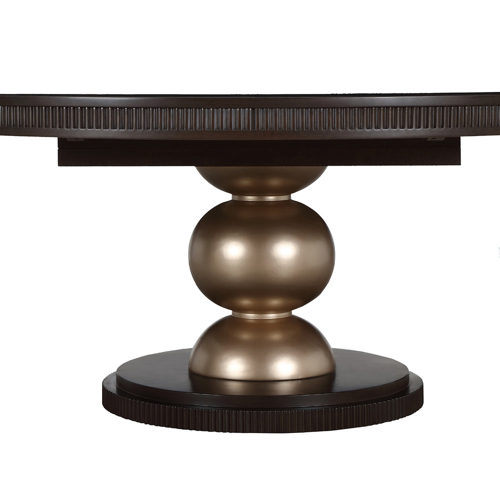 West Kensington Oval Dining Table in Medium Espresso