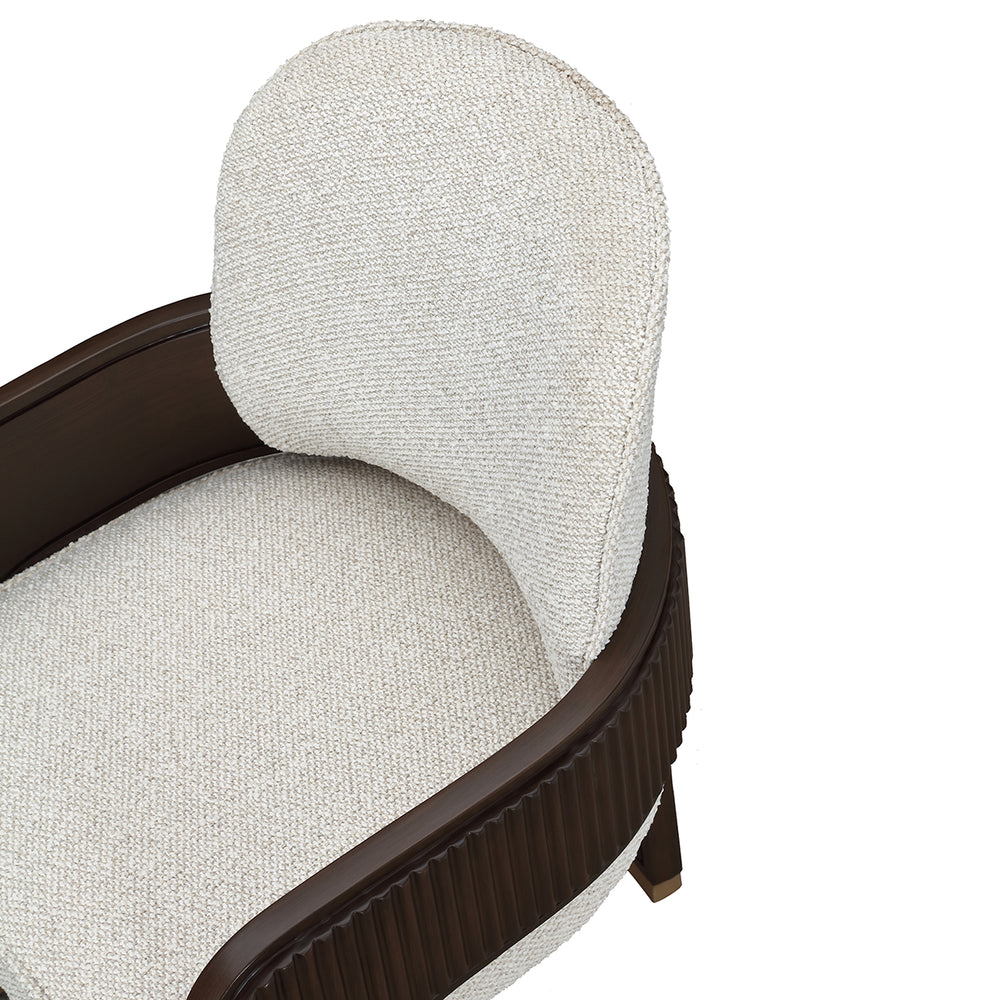 West Kensington Dining Arm Chair in Medium Espresso