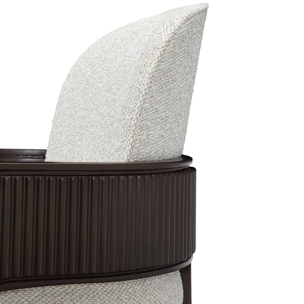 West Kensington Dining Arm Chair in Medium Espresso