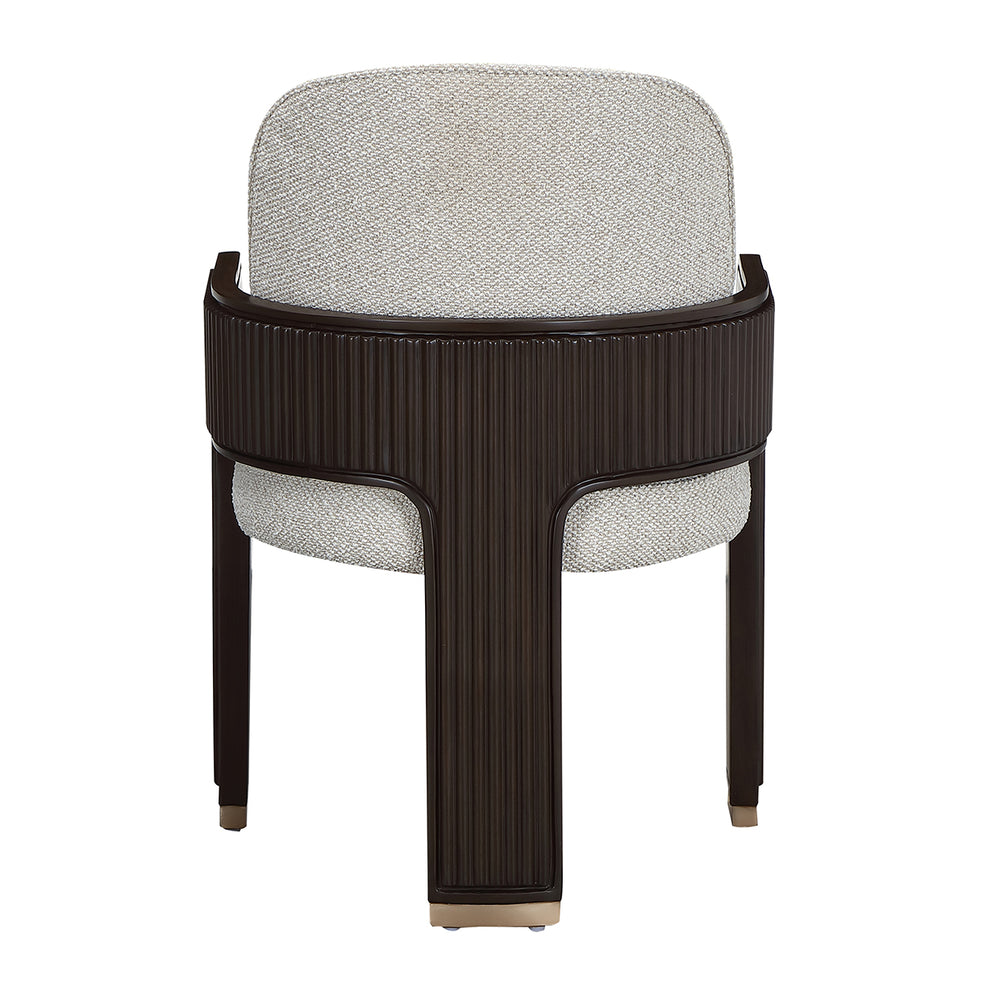 West Kensington Dining Arm Chair in Medium Espresso