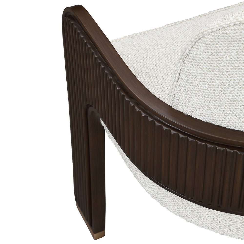 West Kensington Dining Arm Chair in Medium Espresso