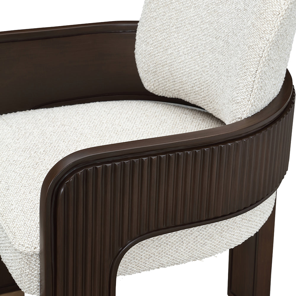 West Kensington Dining Arm Chair in Medium Espresso