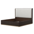 West Kensington Panel Bed in Medium Espresso