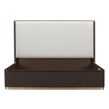 West Kensington Panel Bed in Medium Espresso