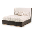 West Kensington Panel Bed in Medium Espresso