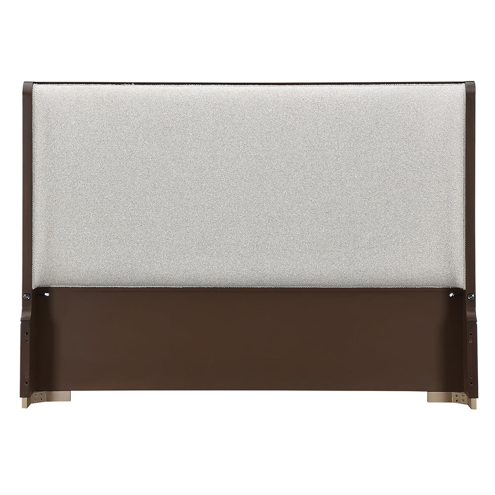 West Kensington Panel Bed in Medium Espresso