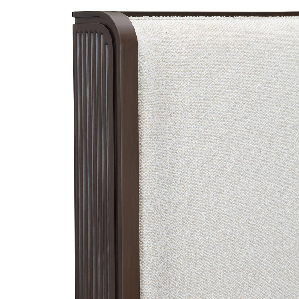 West Kensington Panel Bed in Medium Espresso
