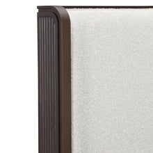 West Kensington Panel Bed in Medium Espresso