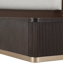 West Kensington Panel Bed in Medium Espresso