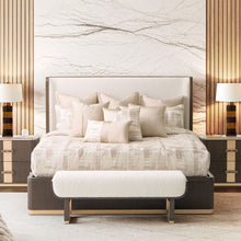 West Kensington Panel Bed in Medium Espresso
