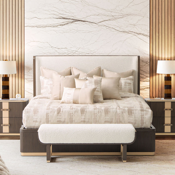 West Kensington Panel Bed in Medium Espresso alternate view