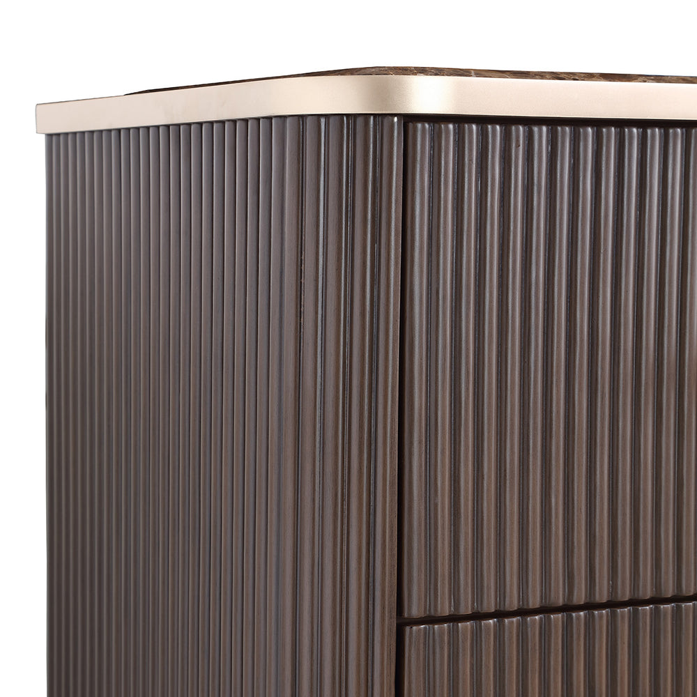 West Kensington 2-Drawer Nightstand in Medium Espresso