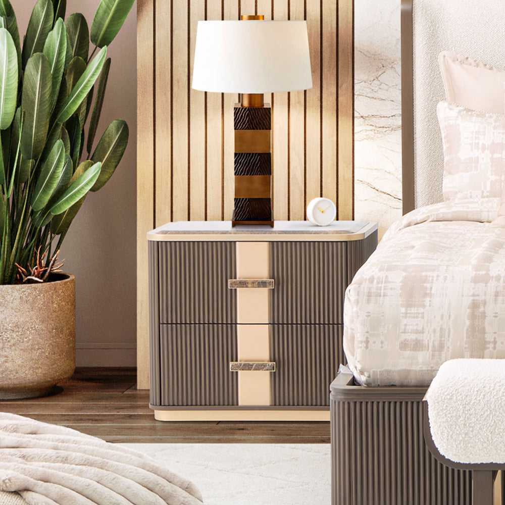 West Kensington 2-Drawer Nightstand in Medium Espresso