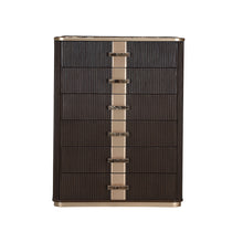 West Kensington Highboy Chest in Medium Espresso