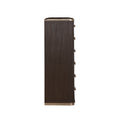 West Kensington Highboy Chest in Medium Espresso