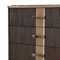 West Kensington Highboy Chest in Medium Espresso