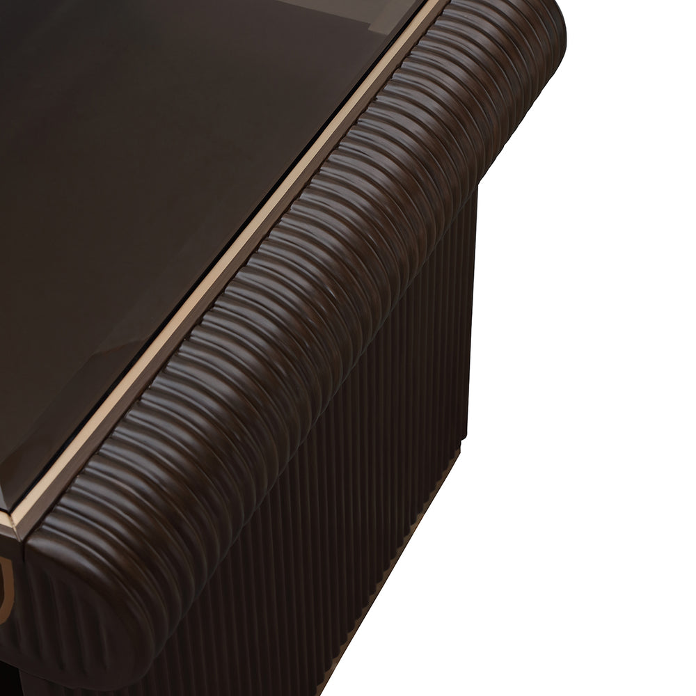 West Kensington End Table in Medium Espresso