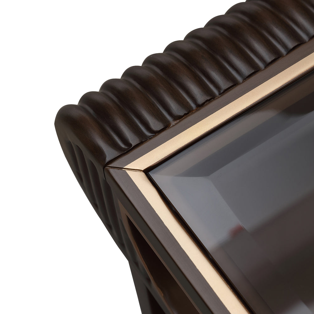 West Kensington End Table in Medium Espresso