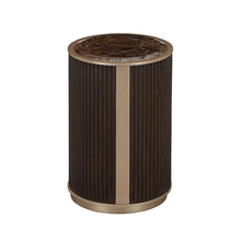 West Kensington Chairside Table in Medium Espresso