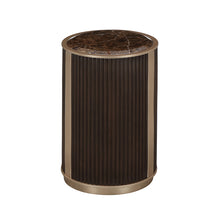 West Kensington Chairside Table in Medium Espresso