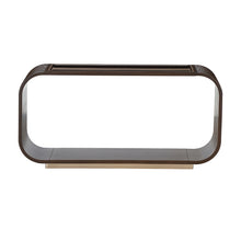 AICO Michael Amini West Kensington Console Table in Medium Espresso
