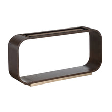 AICO Michael Amini West Kensington Console Table in Medium Espresso
