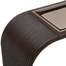 AICO Michael Amini West Kensington Console Table in Medium Espresso