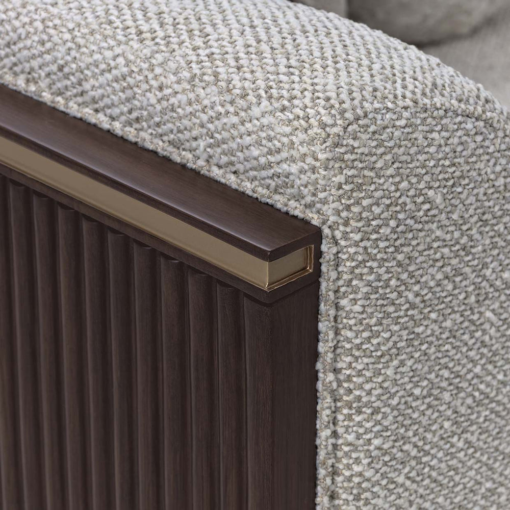 West Kensington Loveseat in Medium Espresso